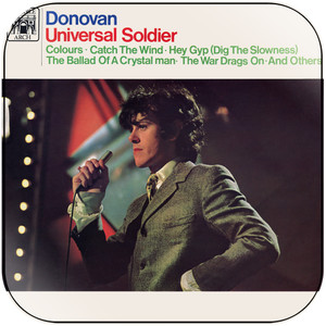 Donovan Universal Soldier Album Cover Sticker Donovan Universal Soldier Album Cover Sticker