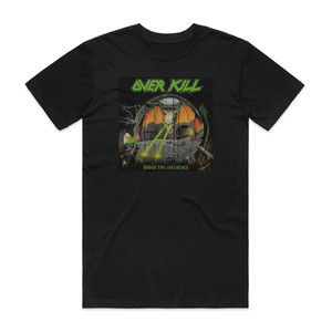 Overkill Under The Influence Album Cover T-Shirt Black Overkill Under The Influence Album Cover T-Shirt Black