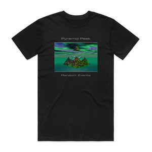 Pyramid Peak Random Events Album Cover T-Shirt Black Pyramid Peak Random Events Album Cover T-Shirt Black