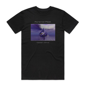 Pyramid Peak Ocean Drive Album Cover T-Shirt Black Pyramid Peak Ocean Drive Album Cover T-Shirt Black
