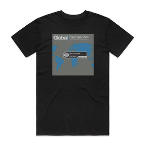 Paul van Dyk Global Album Cover T-Shirt Black Paul van Dyk Global Album Cover T-Shirt Black