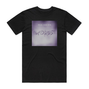 Paul van Dyk Words Album Cover T-Shirt Black