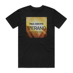 Paul van Dyk Verano Album Cover T-Shirt Black Paul van Dyk Verano Album Cover T-Shirt Black