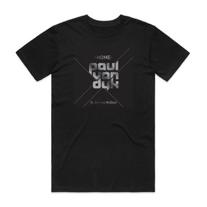Paul van Dyk Home 1 Album Cover T-Shirt Black Paul van Dyk Home 1 Album Cover T-Shirt Black