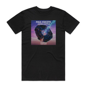 Paul van Dyk Vortex Jardin Remix Album Cover T-Shirt Black Paul van Dyk Vortex Jardin Remix Album Cover T-Shirt Black