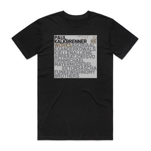 Paul Kalkbrenner Reworks Album Cover T-Shirt Black Paul Kalkbrenner Reworks Album Cover T-Shirt Black
