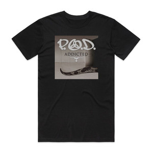 POD Addicted Album Cover T-Shirt Black POD Addicted Album Cover T-Shirt Black