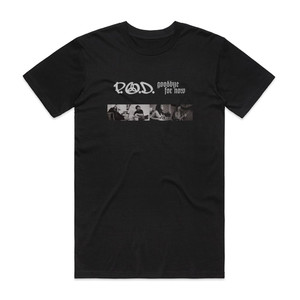POD Goodbye For Now Album Cover T-Shirt Black POD Goodbye For Now Album Cover T-Shirt Black