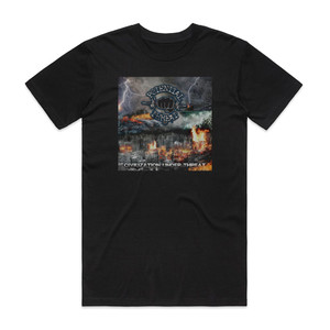 Potential Threat SF Civilization Under Threat Album Cover T-Shirt Black