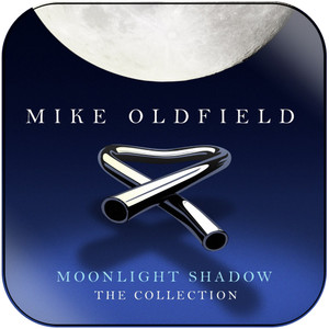 Mike Oldfield Moonlight Shadow  The Collection Album Cover Sticker