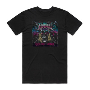 Primitai Night Brings Insanity Album Cover T-Shirt Black