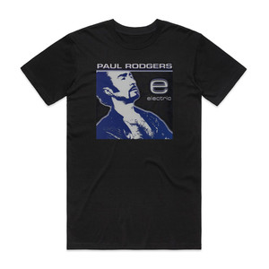 Paul Rodgers Electric Album Cover T-Shirt Black Paul Rodgers Electric Album Cover T-Shirt Black