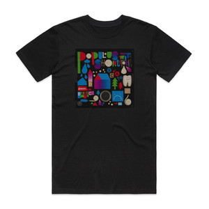 Populous Drawn In Basic Album Cover T-Shirt Black Populous Drawn In Basic Album Cover T-Shirt Black