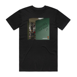 Population 1 Sessions From Room 4 Album Cover T-Shirt Black Population 1 Sessions From Room 4 Album Cover T-Shirt Black