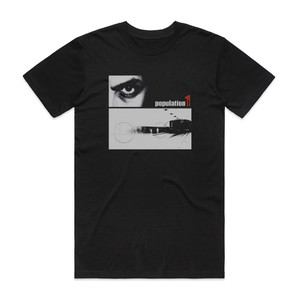 Population 1 Population 1 Album Cover T-Shirt Black