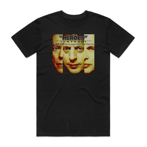 Philip Glass Heroes Symphony From The Music Of David Bowie Brian Eno 1 Album Cover T-Shirt Black Philip Glass Heroes Symphony From The Music Of David Bowie Brian Eno 1 Album Cover T-Shirt Black