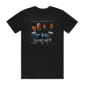 Philip Glass The Secret Agent Album Cover T-Shirt Black Philip Glass The Secret Agent Album Cover T-Shirt Black