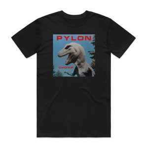 Pylon Chomp 1 Album Cover T-Shirt Black Pylon Chomp 1 Album Cover T-Shirt Black