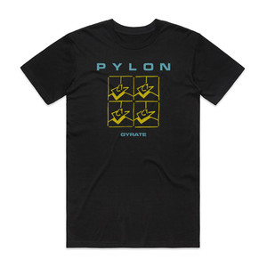 Pylon Gyrate Album Cover T-Shirt Black Pylon Gyrate Album Cover T-Shirt Black