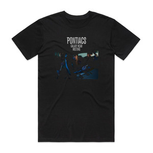 PONTIACS Galaxy Head Meeting Album Cover T-Shirt Black PONTIACS Galaxy Head Meeting Album Cover T-Shirt Black