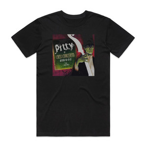 Pitty Desconcerto Ao Vivo Album Cover T-Shirt Black Pitty Desconcerto Ao Vivo Album Cover T-Shirt Black