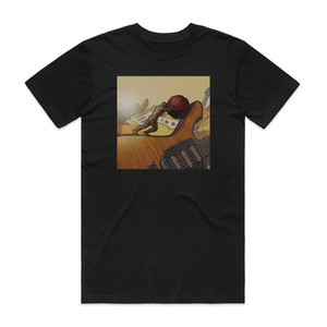 Paul Gilbert Stone Pushing Uphill Man Album Cover T-Shirt Black Paul Gilbert Stone Pushing Uphill Man Album Cover T-Shirt Black