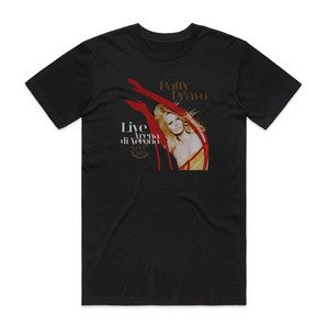 Patty Pravo Live Arena Di Verona Album Cover T-Shirt Black