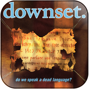 downset Do We Speak A Dead Language Album Cover Sticker downset Do We Speak A Dead Language Album Cover Sticker