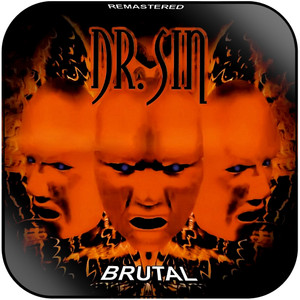 Dr Sin Brutal-1 Album Cover Sticker