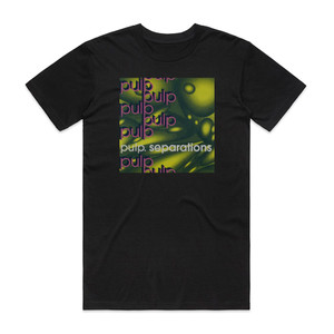 Pulp Separations Album Cover T-Shirt Black Pulp Separations Album Cover T-Shirt Black