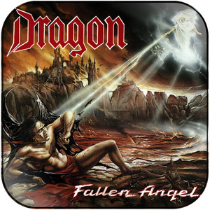 Dragon Fallen Angel Album Cover Sticker Dragon Fallen Angel Album Cover Sticker