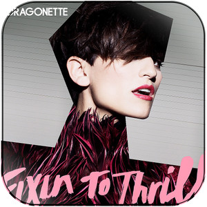 Dragonette Fixin To Thrill Album Cover Sticker
