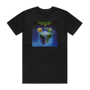 Passport Infinity Machine Album Cover T-Shirt Black Passport Infinity Machine Album Cover T-Shirt Black