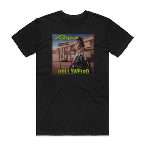 Poison Hollyweird Album Cover T-Shirt Black Poison Hollyweird Album Cover T-Shirt Black