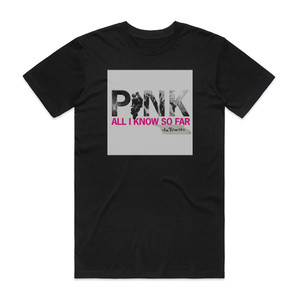 Pink All I Know So Far Album Cover T-Shirt Black Pink All I Know So Far Album Cover T-Shirt Black
