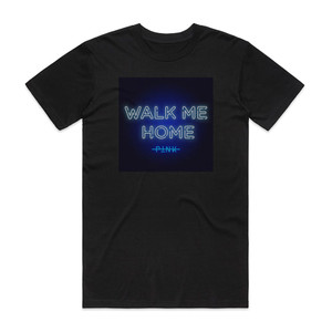 Pink Walk Me Home 1 Album Cover T-Shirt Black Pink Walk Me Home 1 Album Cover T-Shirt Black