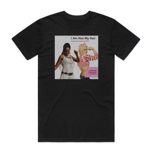 Pink I Am Not My Hair Album Cover T-Shirt Black