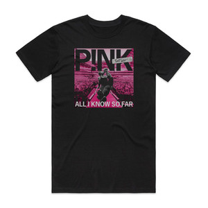Pink All I Know So Far Setlist Album Cover T-Shirt Black Pink All I Know So Far Setlist Album Cover T-Shirt Black