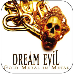 Dream Evil Gold Medal In Metal Album Cover Sticker Dream Evil Gold Medal In Metal Album Cover Sticker