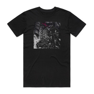 Perturbator The Uncanny Valley 2 Album Cover T-Shirt Black