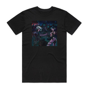 Perturbator I Am The Night Album Cover T-Shirt Black Perturbator I Am The Night Album Cover T-Shirt Black