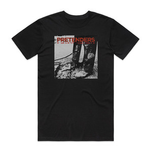 Pretenders Break Up The Concrete Album Cover T-Shirt Black Pretenders Break Up The Concrete Album Cover T-Shirt Black