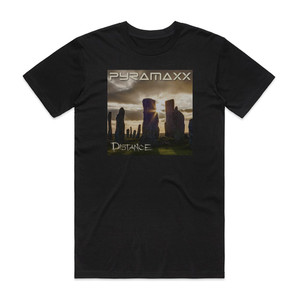 Pyramaxx Distance Album Cover T-Shirt Black Pyramaxx Distance Album Cover T-Shirt Black