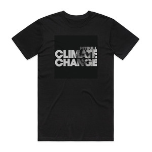 Pitbull Climate Change Album Cover T-Shirt Black