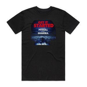 Pitbull Get It Started Album Cover T-Shirt Black