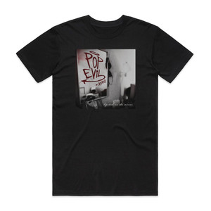 Pop Evil Lipstick On The Mirror Album Cover T-Shirt Black Pop Evil Lipstick On The Mirror Album Cover T-Shirt Black