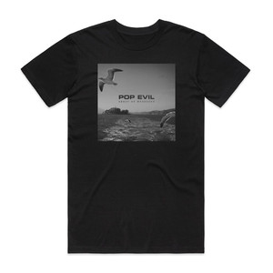 Pop Evil Ghost Of Muskegon Album Cover T-Shirt Black Pop Evil Ghost Of Muskegon Album Cover T-Shirt Black