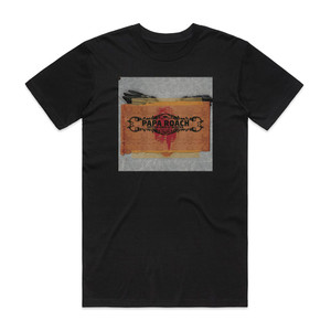 Papa Roach Getting Away With Murder Album Cover T-Shirt Black Papa Roach Getting Away With Murder Album Cover T-Shirt Black