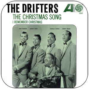 The Drifters I Remember Christmas Album Cover Sticker The Drifters I Remember Christmas Album Cover Sticker