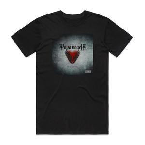 Papa Roach To Be Loved The Best Of Papa Roach Album Cover T-Shirt Black Papa Roach To Be Loved The Best Of Papa Roach Album Cover T-Shirt Black